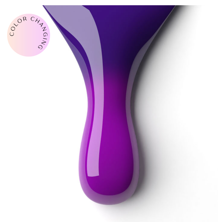 Royal Orchid Mood Polish DUO - Gel Polish & Lacquer  PMMDS54 Main image