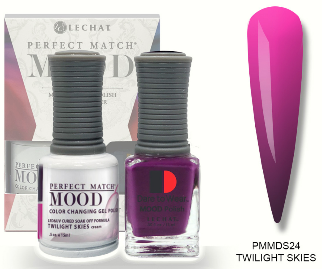 Twilight Skies Mood Polish DUO - Gel Polish & Lacquer PMMDS24 Secondary image