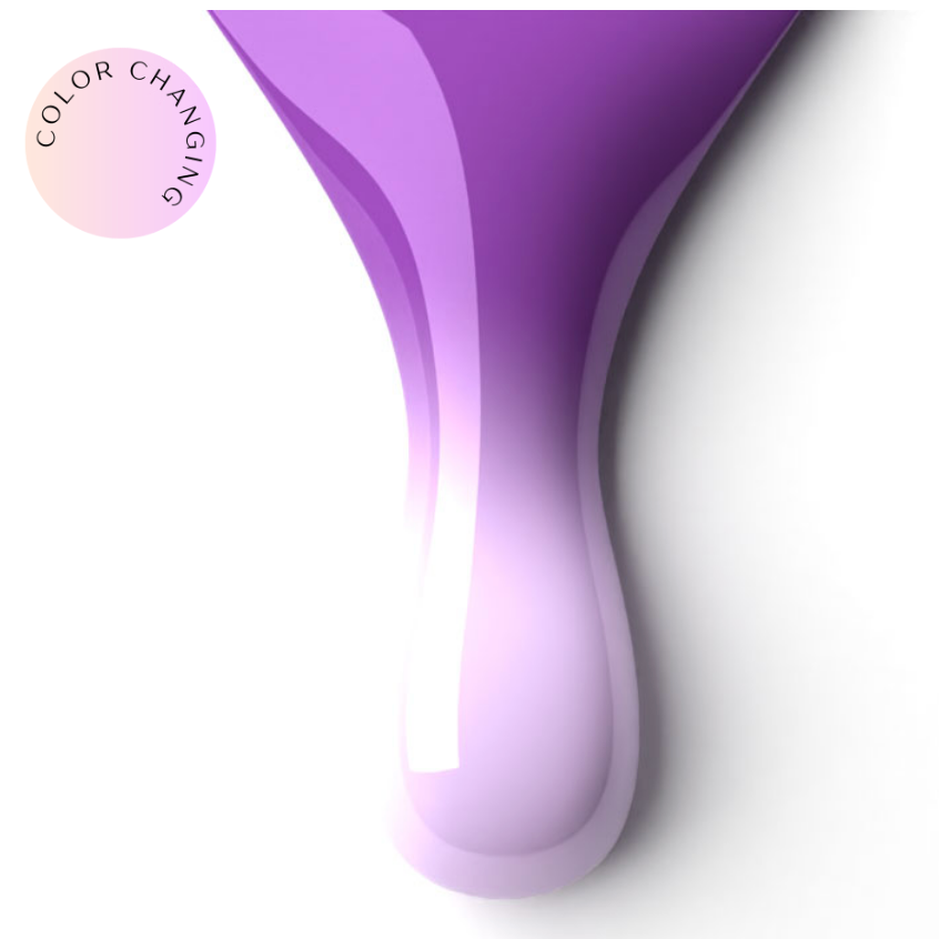 Lavender Blooms Mood Polish DUO - Gel Polish & Lacquer PMMDS20 Main image