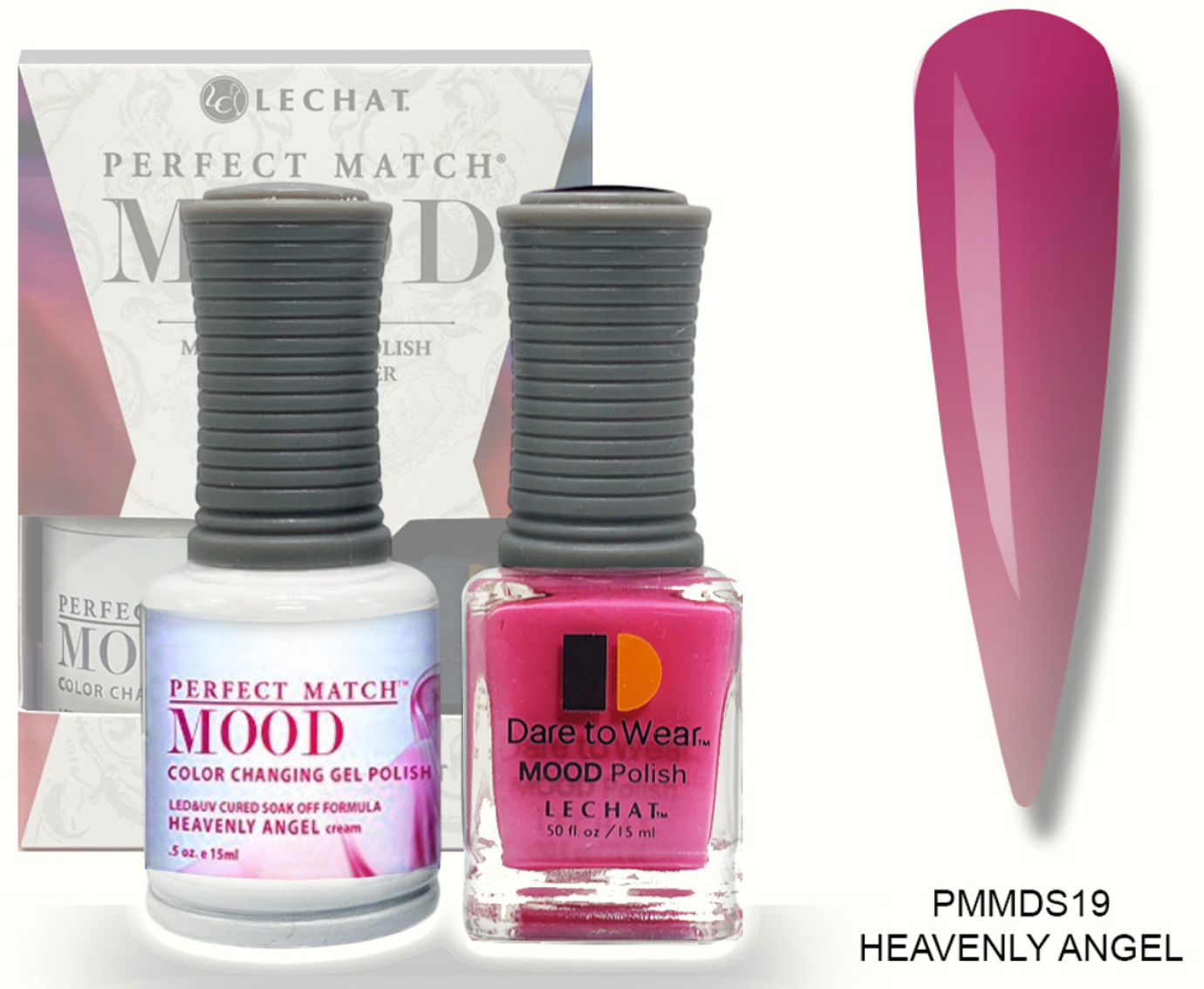 Heavenly Angel Mood Polish DUO - Gel Polish & Lacquer PMMDS19 Secondary image