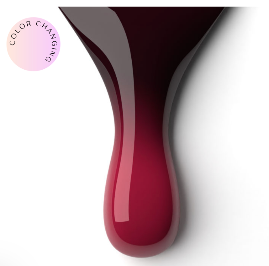 Crimson Nightfall Mood Polish DUO - Gel Polish & Lacquer PMMDS18 Main image
