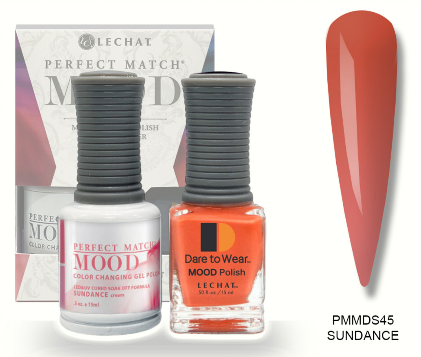 Sundance Mood Polish DUO - Gel Polish & Lacquer PMMDS45 Secondary image