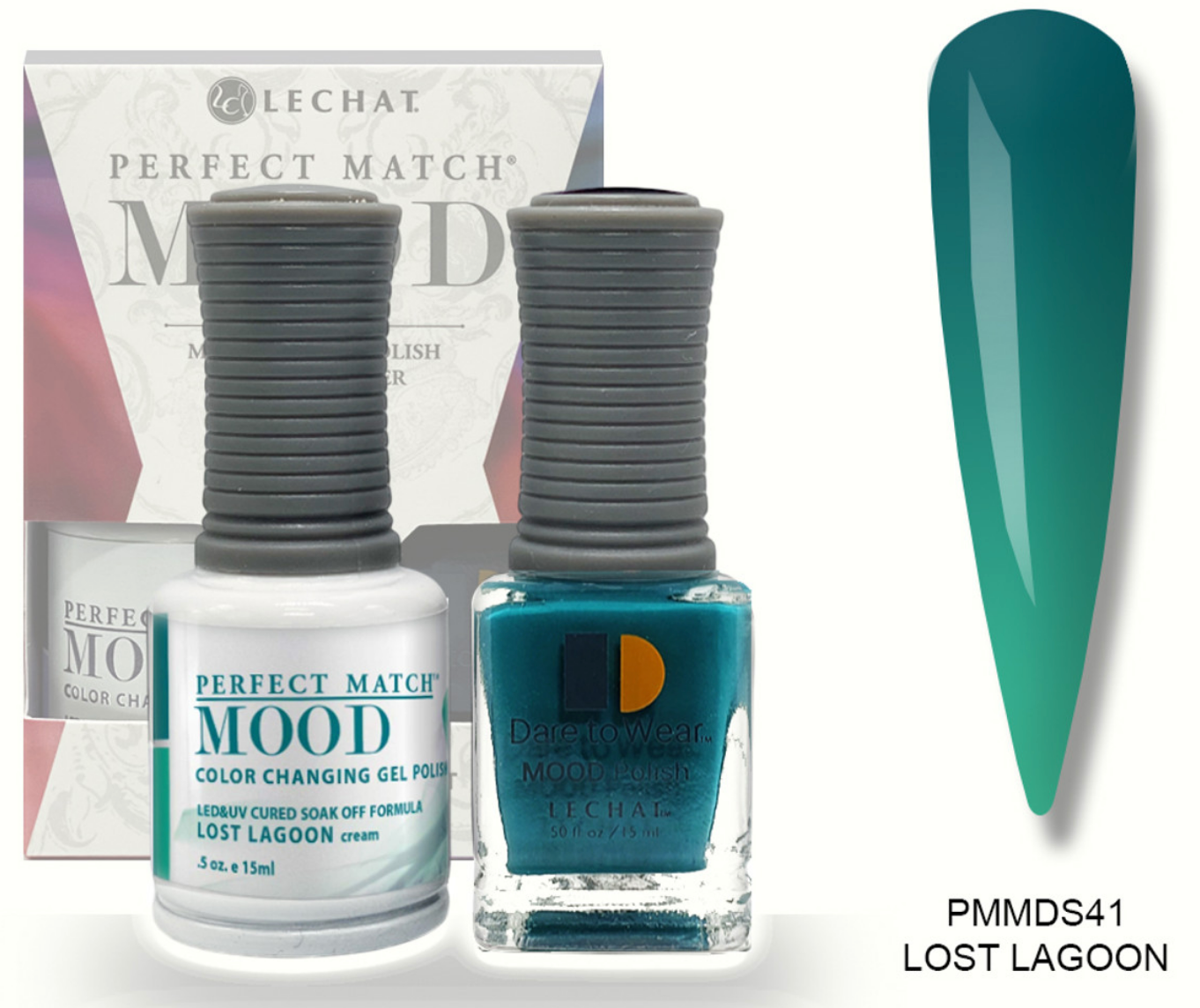 Lost Lagoon Mood Polish DUO - Gel Polish & Lacquer PMMDS41