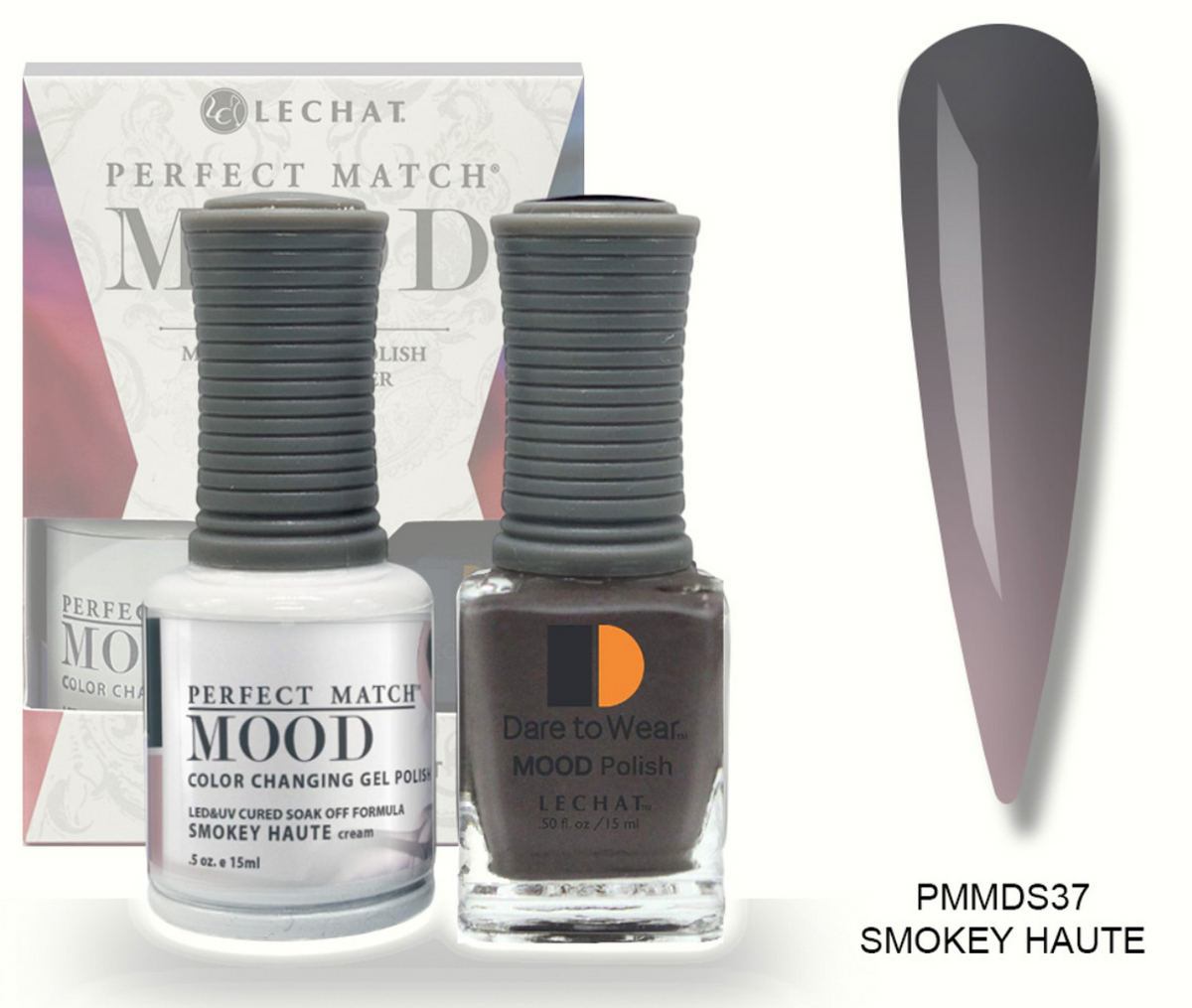 Smokey Haute Mood Polish DUO - Gel Polish & Lacquer PMMDS37