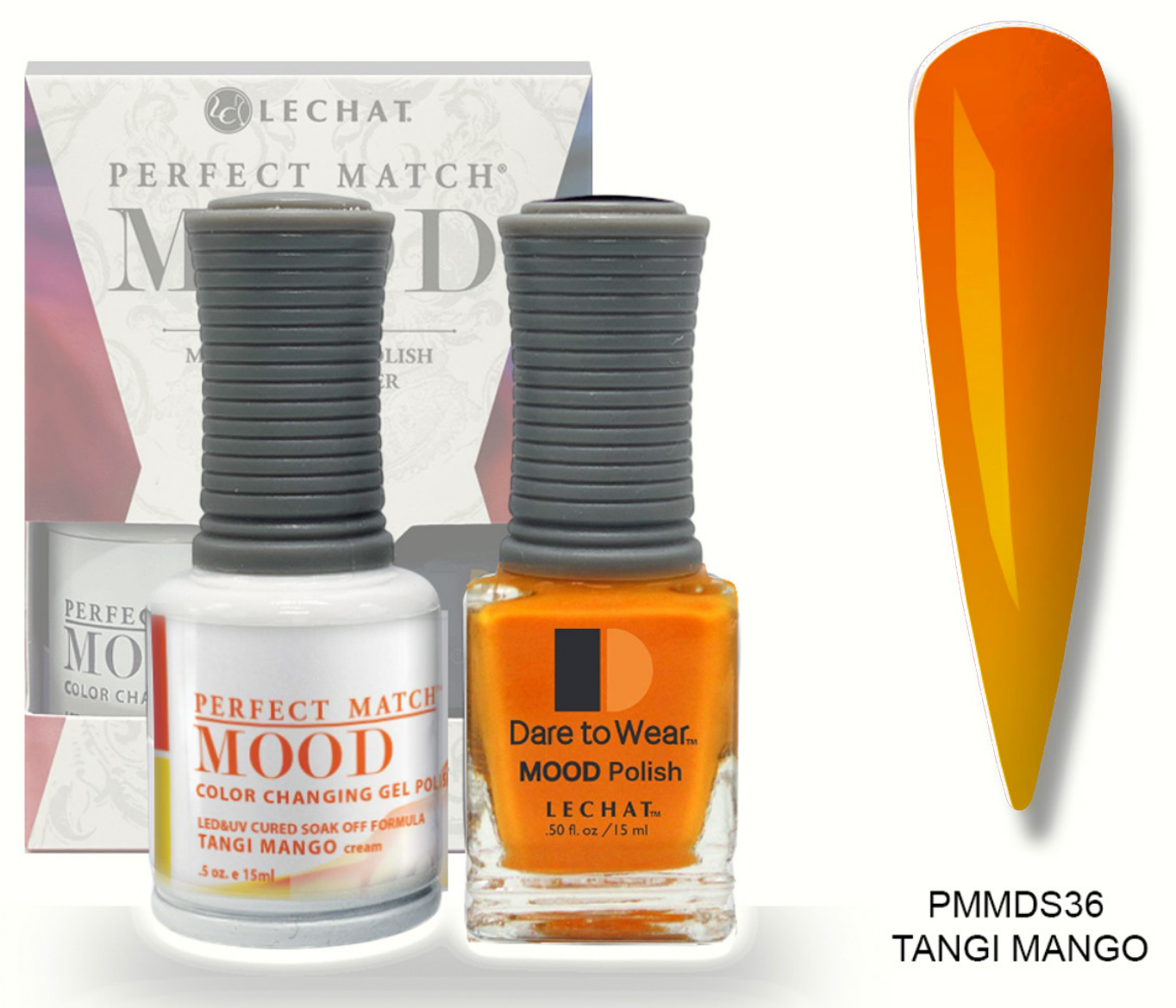 Tangi Mango Mood Polish DUO - Gel Polish & Lacquer PMMDS36 Secondary image