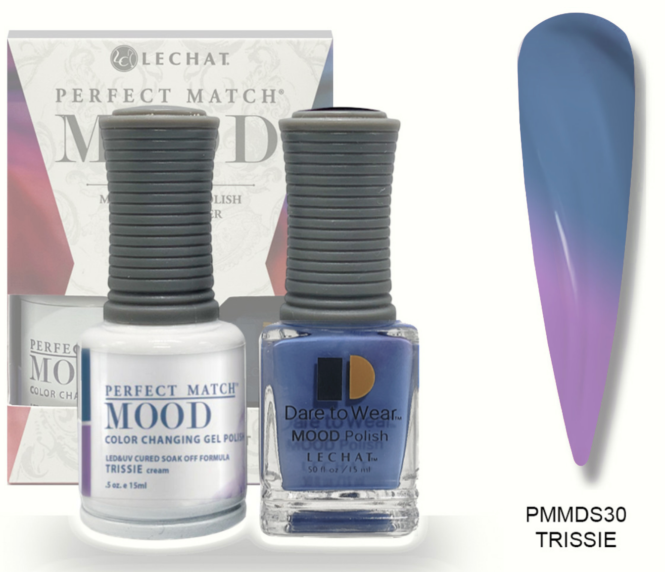 Trissie Mood Polish DUO - Gel Polish & Lacquer PMMDS30 Secondary image