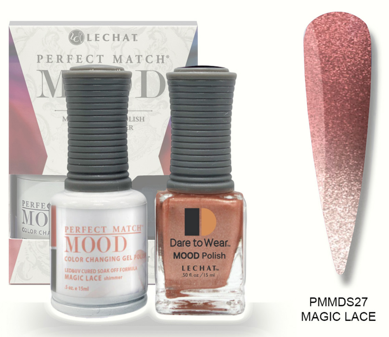 Magic Lace Mood Polish DUO - Gel Polish & Lacquer PMMDS27 Secondary image