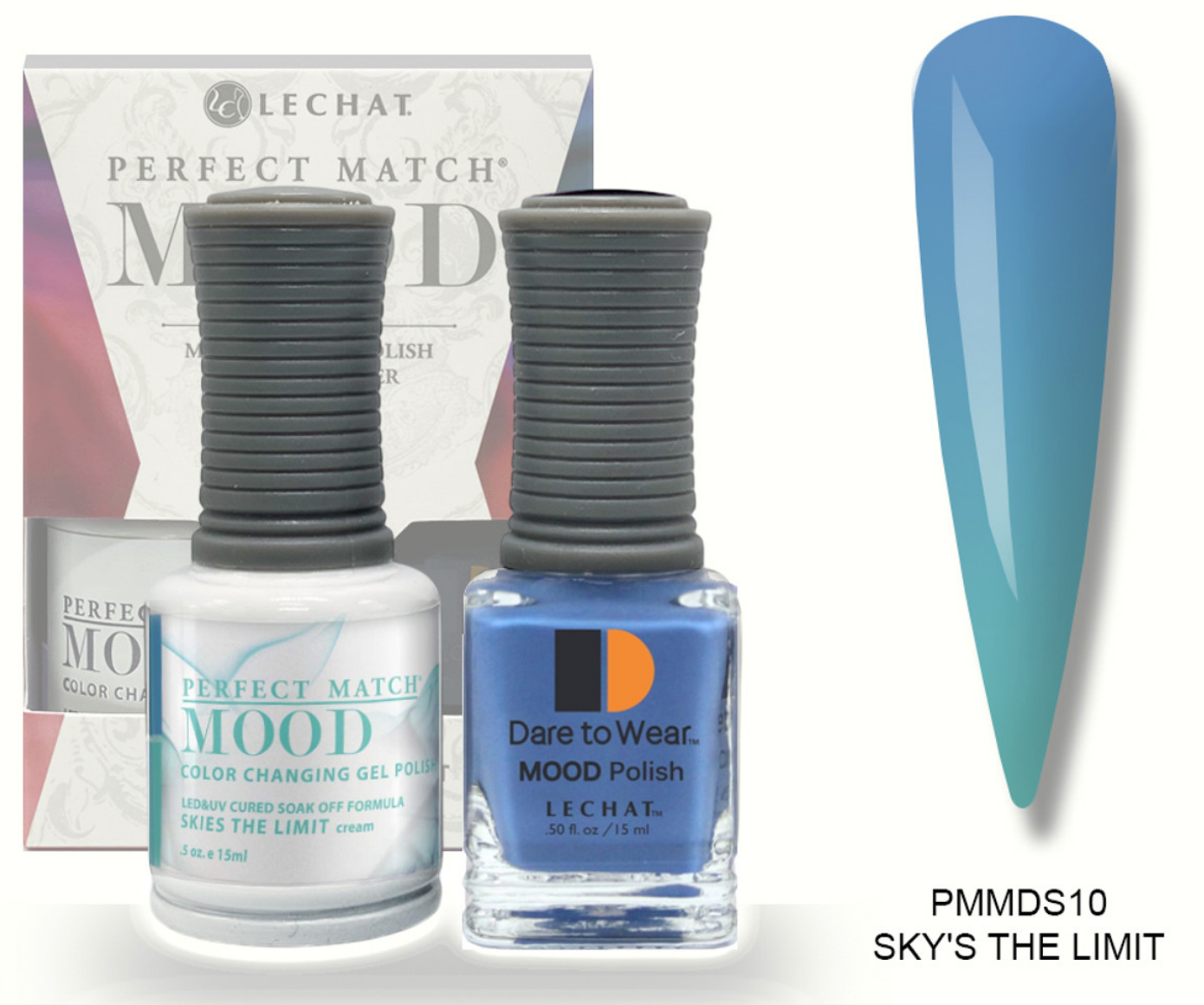 Sky's the Limit Mood Polish DUO - Gel Polish & Lacquer PMMDS10 Secondary image