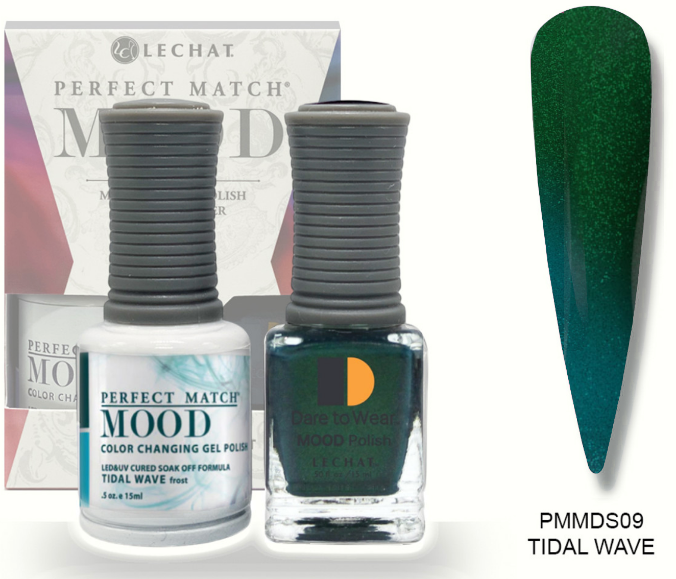 Tidal Wave Mood Polish DUO - Gel Polish & Lacquer PMMDS09 Secondary image