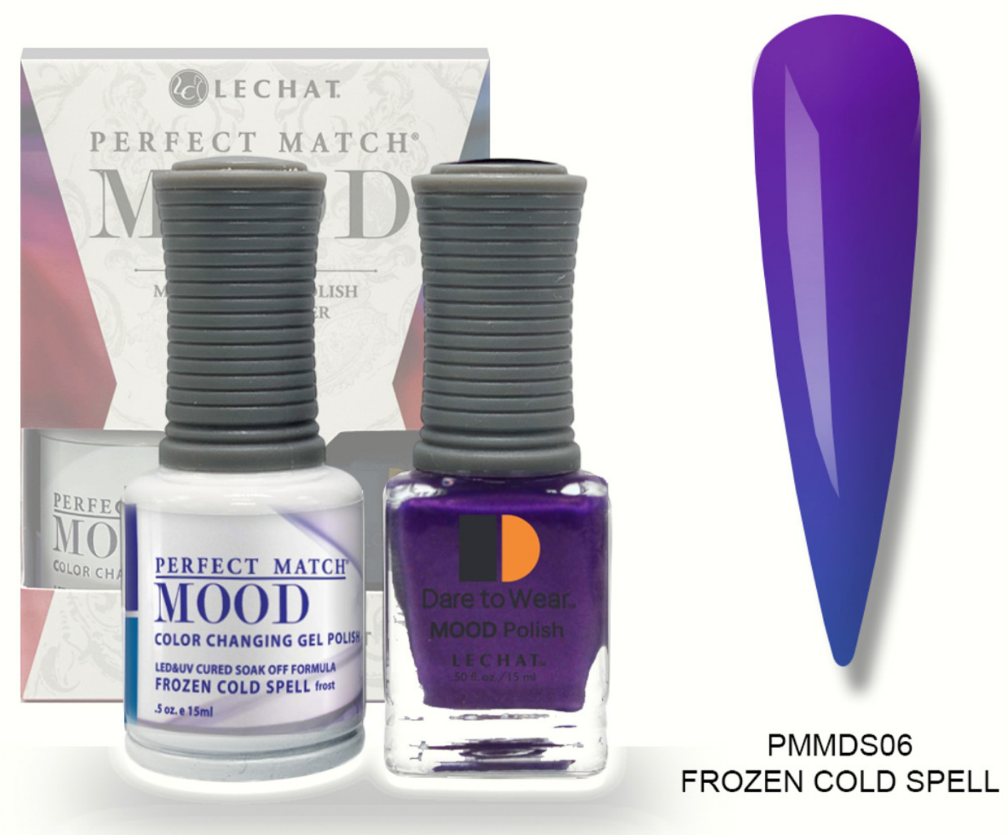 Frozen Cold Spell Mood Polish DUO - Gel Polish & Lacquer  PMMDS06 Secondary image