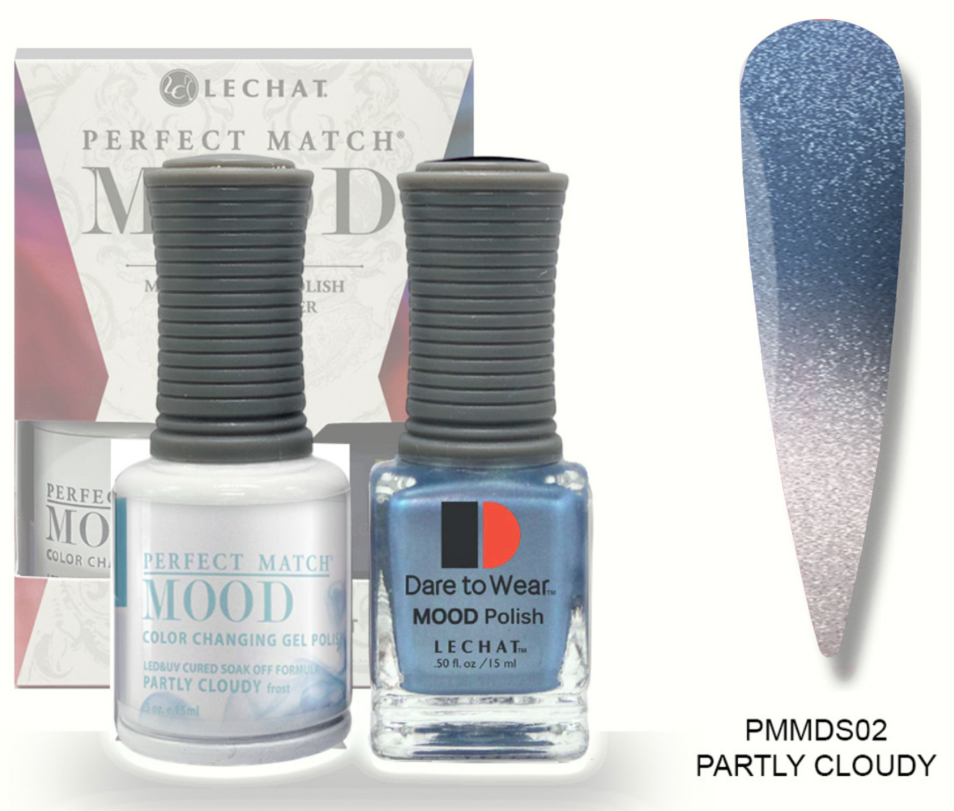 Partly Cloudy Mood Polish DUO - Gel Polish & Lacquer PMMDS02 Secondary image