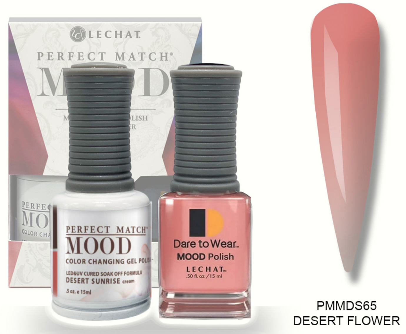 Desert Flower Mood Polish DUO - Gel Polish & Lacquer PMMDS65 Secondary image