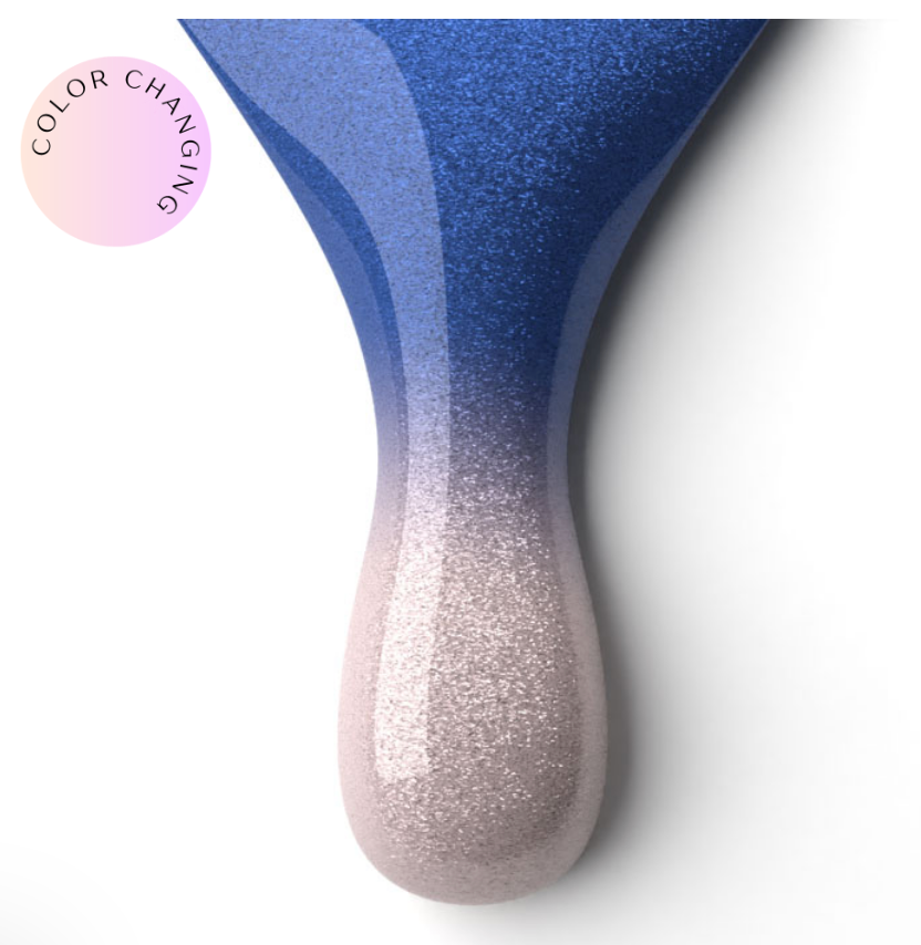 Champagne Sky Mood Polish DUO - Gel Polish & Lacquer PMMDS66 Main image
