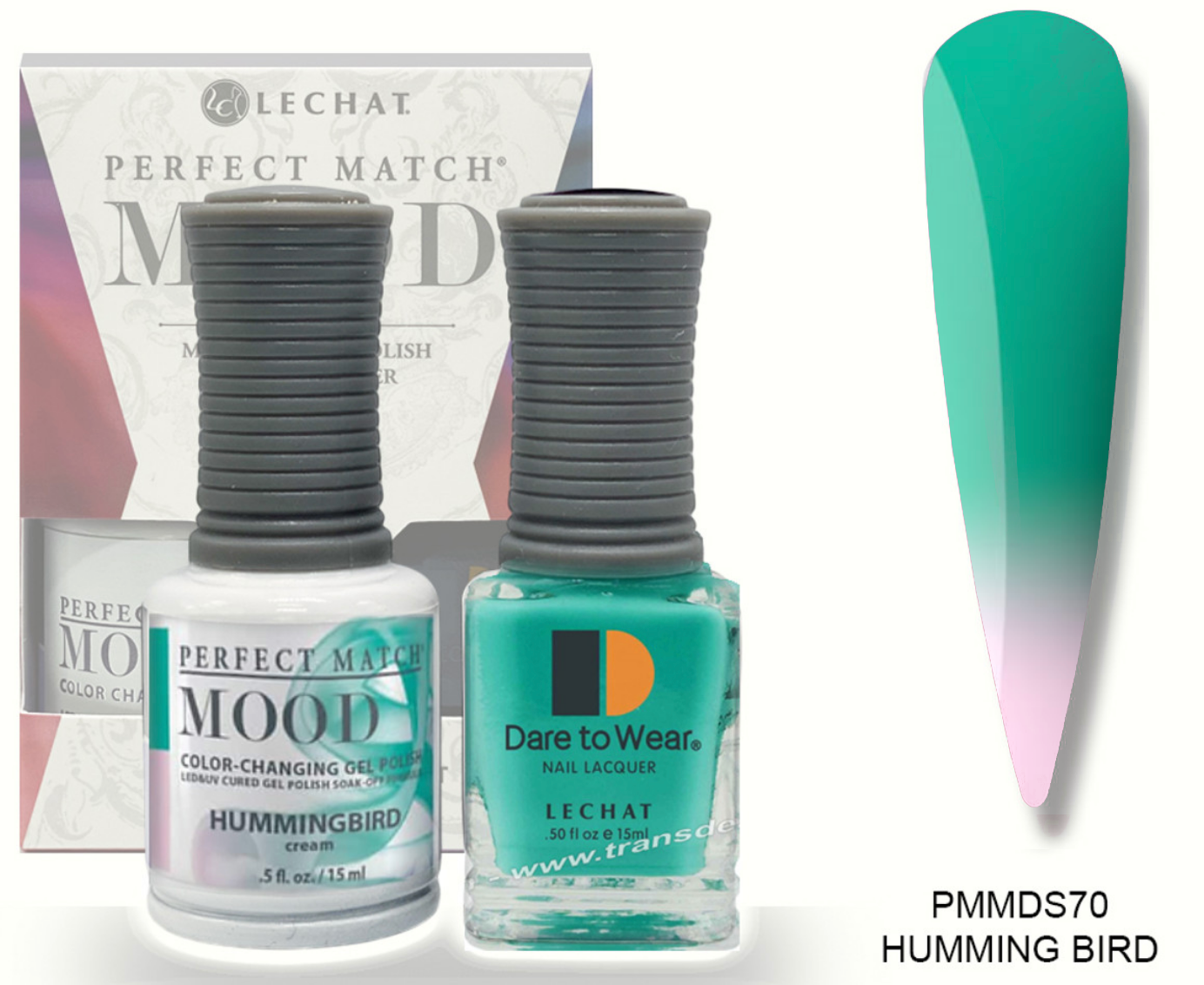 Hummingbird Mood Polish DUO - Gel Polish & Lacquer PMMDS70 Secondary image