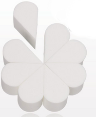 Sponge Chrome Applicators - Flower makes 8 pieces