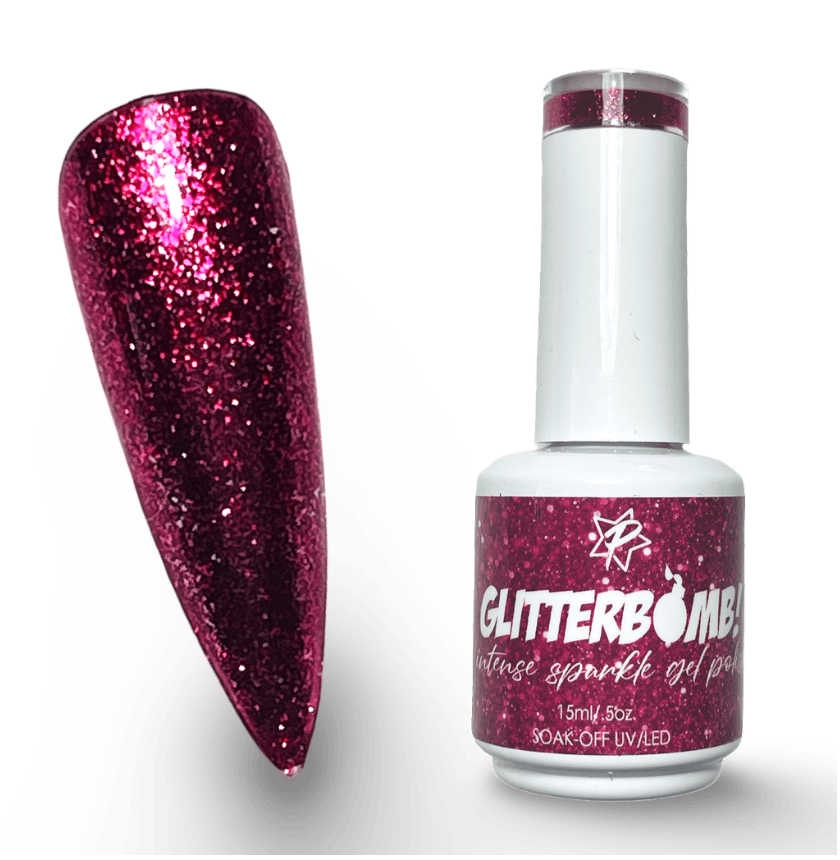 Glitter Bomb Gel Polish - Dozen Roses