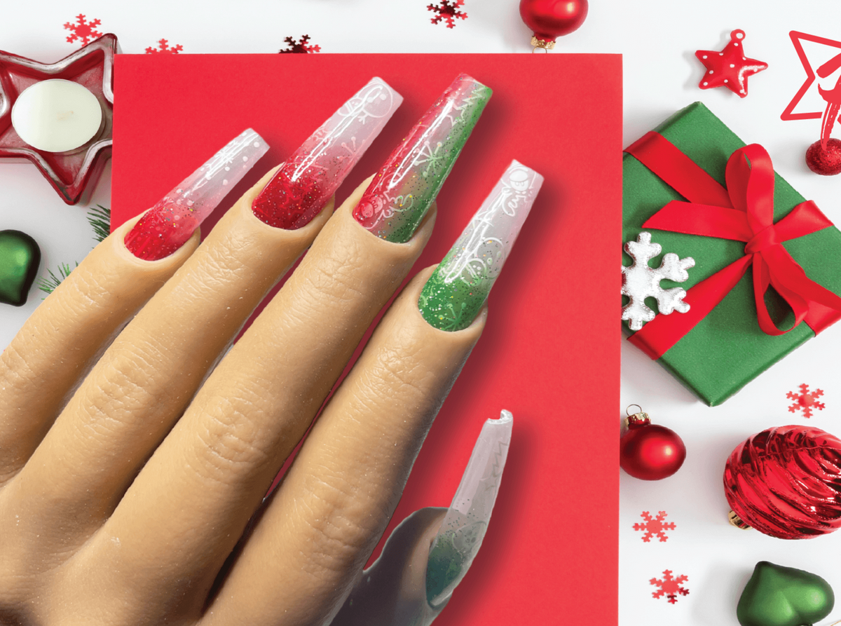 SPARKLE So Gelly Transparent Tinted  - SET of 2 - Green & Red Main image