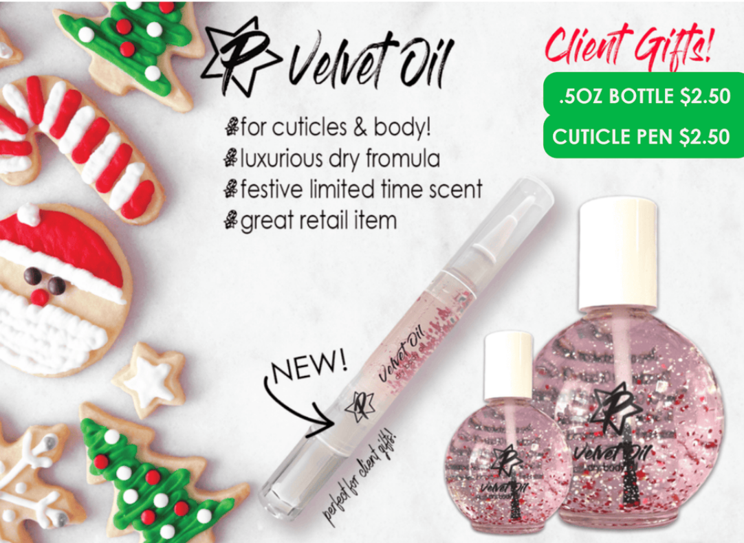 Santa's Milk & Cookies Cuticle Oil - Great Client Gifts!