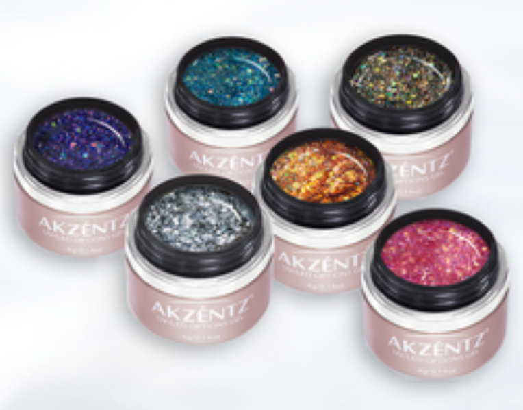 Akzentz Aurora Glitter Gel Set (13 Jars)