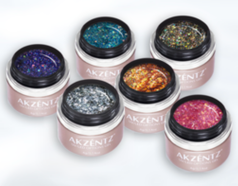 Akzentz Aurora Glitter Gel Set (13 Jars) Secondary image
