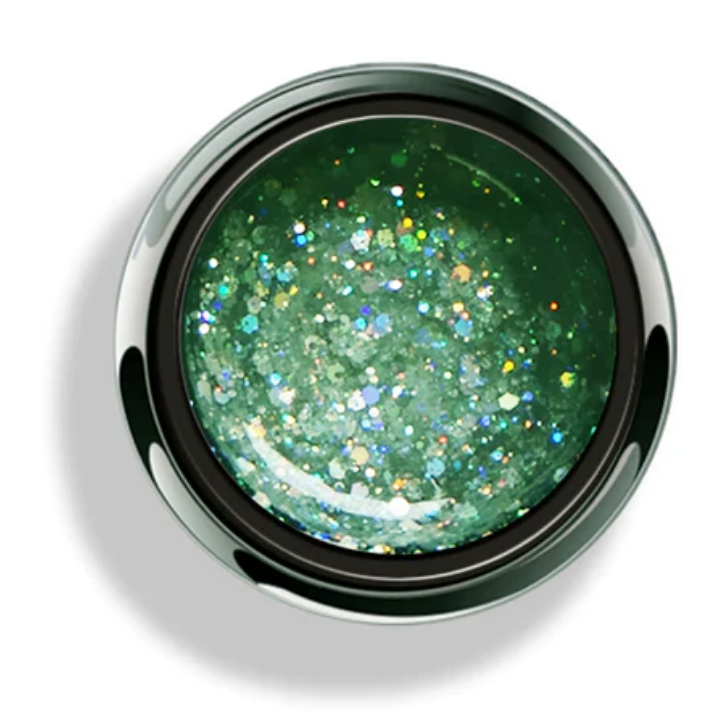 Aurora Emerald Glitter - Akzentz Options UV/LED Secondary image
