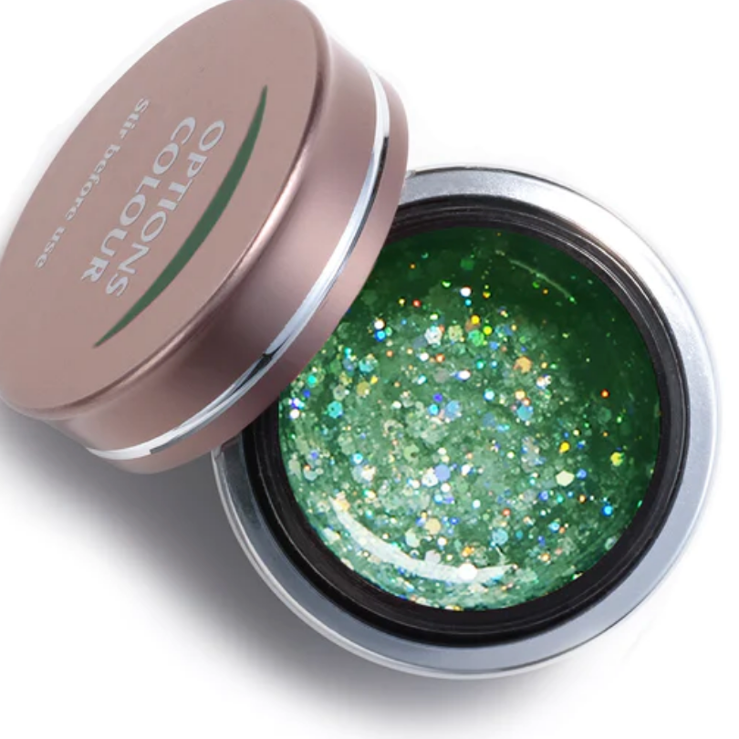 Aurora Emerald Glitter - Akzentz Options UV/LED Main image