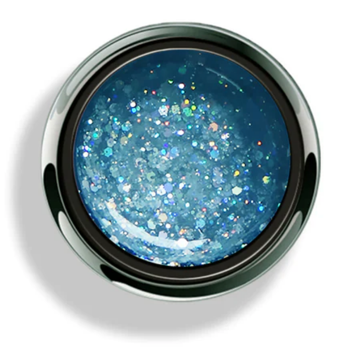 Aurora Blue Glitter - Akzentz Options UV/LED