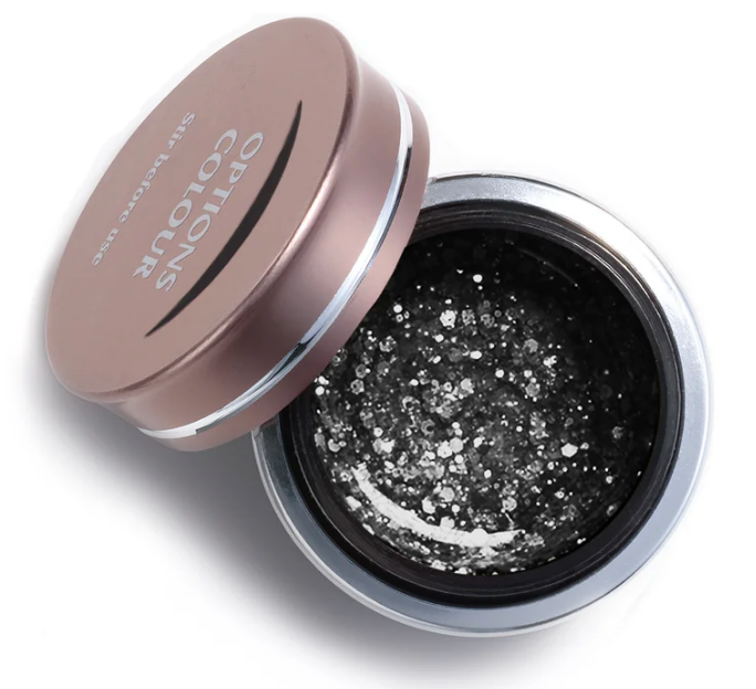 Aurora Onyx Black Glitter Gel - Options UV/LED Main image