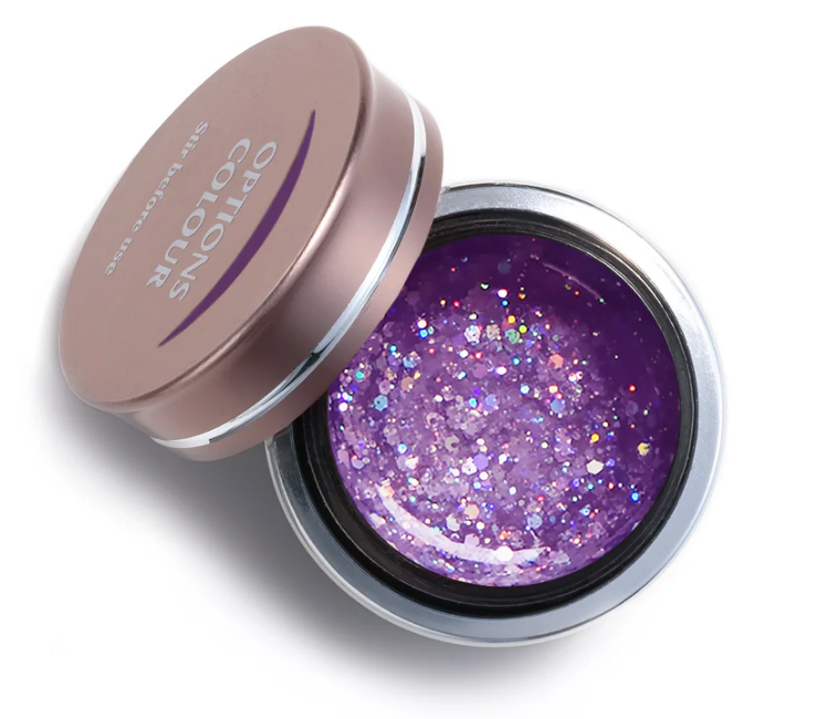 Aurora Purple Glitter Gel  - Options UV/LED Main image