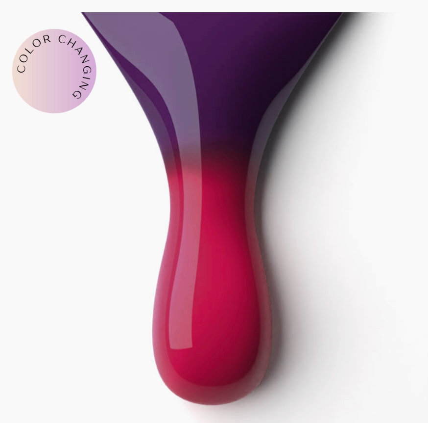 Wine Berry Mood Polish DUO - Gel Polish & Lacquer PMMDS49