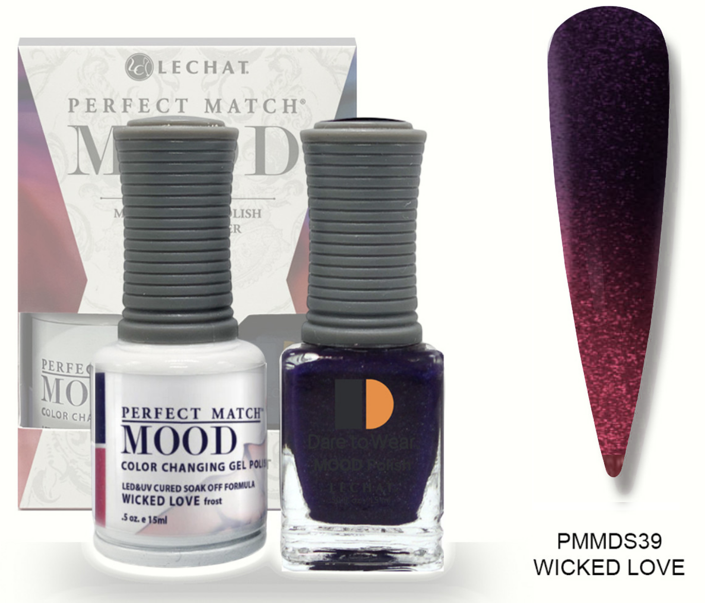 Wicked Love Mood Polish DUO - Gel Polish & Lacquer PMMDS39 Secondary image