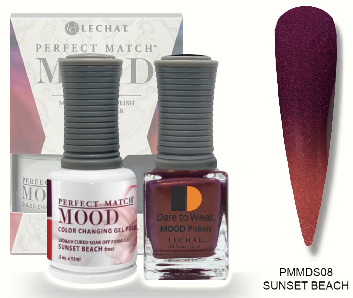 Sunset Beach Mood Polish DUO - Gel Polish & Lacquer PMMDS08 Secondary image