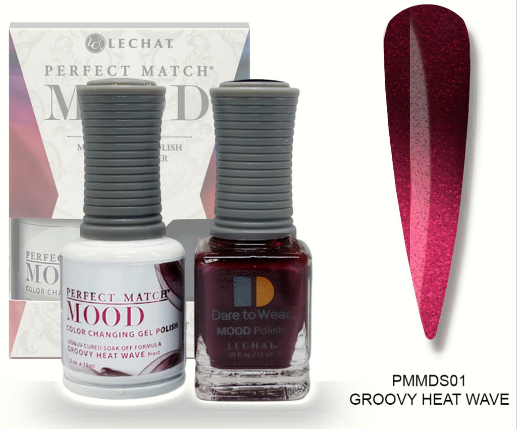 Groovy Heat Wave Mood Polish DUO - Gel Polish & Lacquer PMMDS01