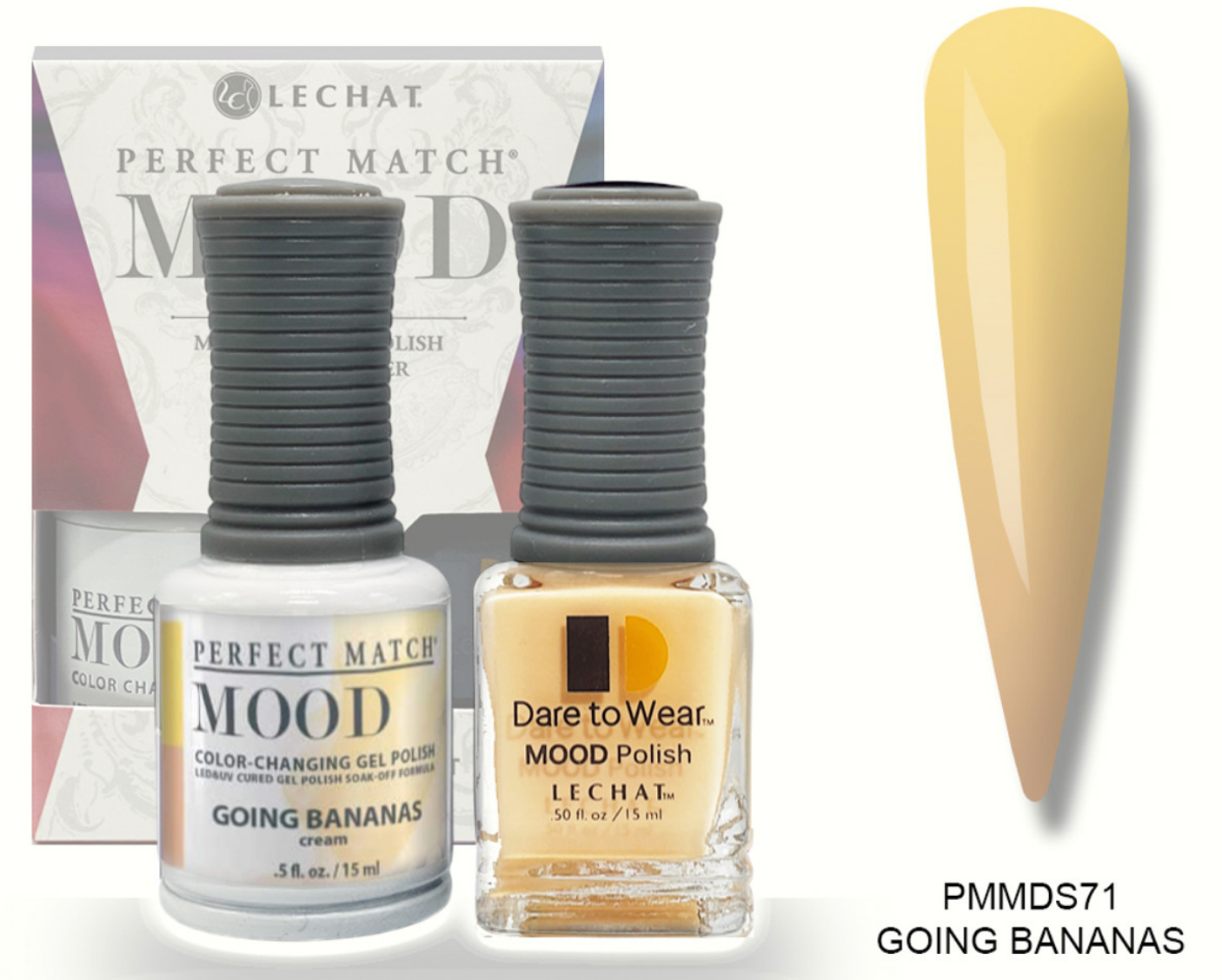 Going Bananas Mood Polish DUO - Gel Polish & Lacquer PMMDS71 Secondary image