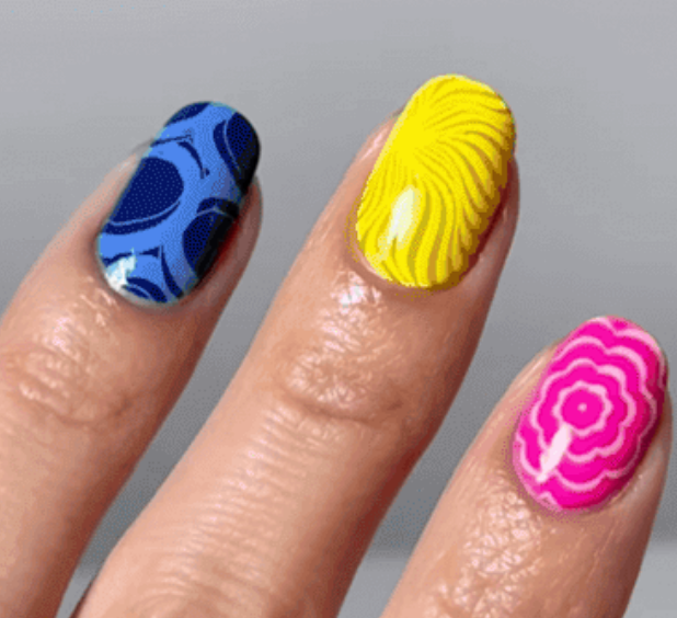 Trippy Vibes - Uber Chic Stamping Plate Collection of 3
