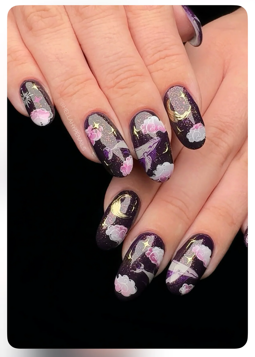 Lunar Lullaby (CjSLC-105)-  Clear Jelly Stamping Plate