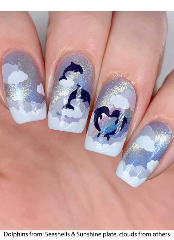 Seashells & Sunshine - Uber Chic Stamping Plate