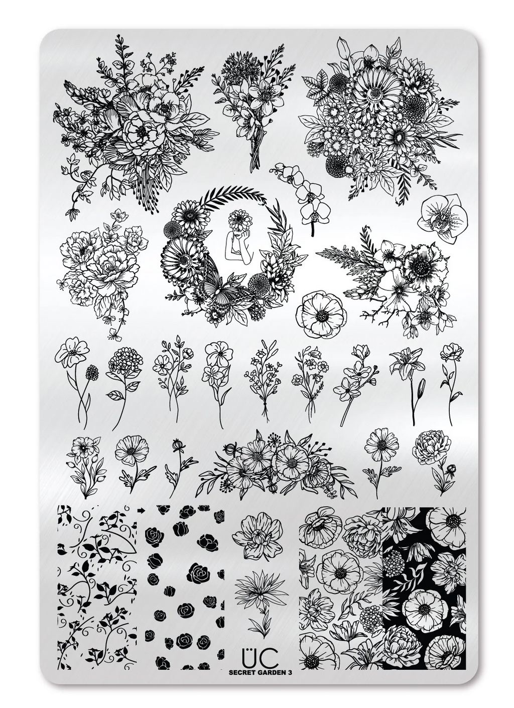 Secret Garden 3 - Uber Chic Stamping Plate