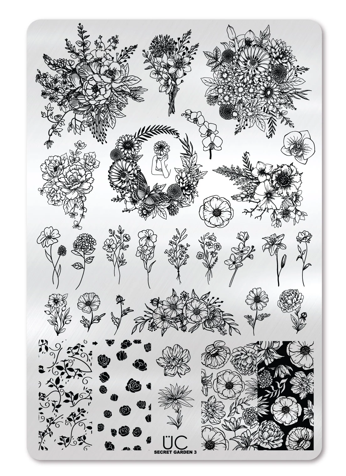 Secret Garden 3 - Uber Chic Stamping Plate