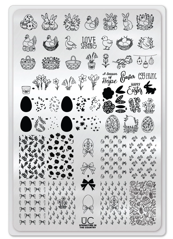 Springtime In The Country - Uber Chic Stamping Plate