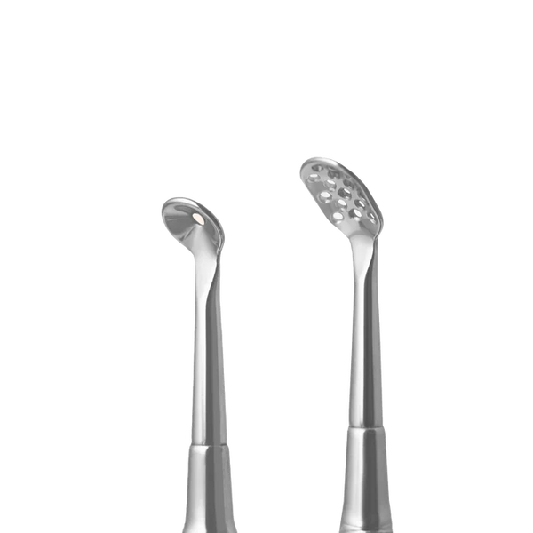 Staleks Pro Expert 20 Type 1 Blackhead Remover Tool Double-Ended Spoon Uno+ Oval With 15 Holes ZE-20/1