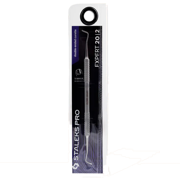 Staleks Pro Pedicure Pusher Double Sided Curette EXPERT 20    PE-20/2