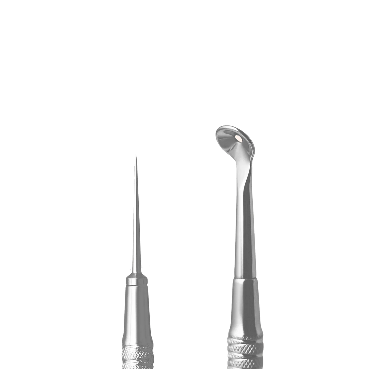 Staleks Pro EXPERT 20/4 Blackhead Remover Tool DOUBLE-ENDED SPOON UNO AND VIDAL NEEDLE STRAIGHT   ZE-20/4