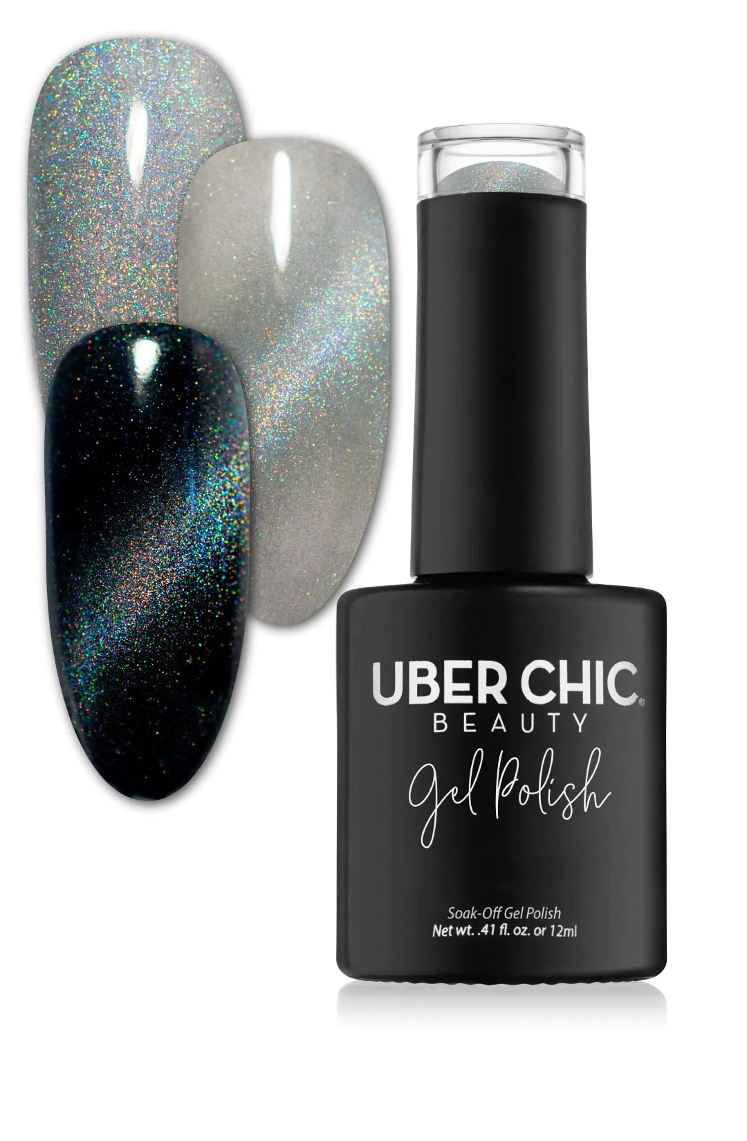 Chasing Lightning - Cats Eye Iridescent Gel Polish Main image