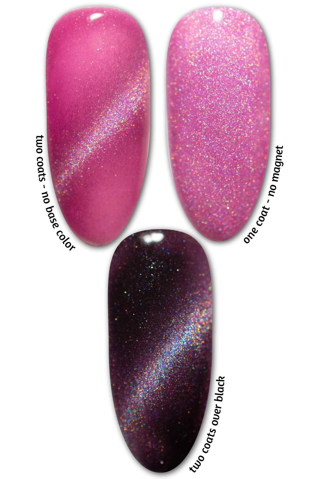Picture Perfect Pink - Cats Eye Iridescent Gel Polish Secondary image