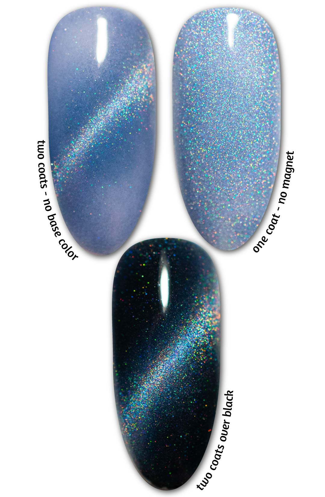 Sapphire Moon - Cats Eye Iridescent Gel Polish