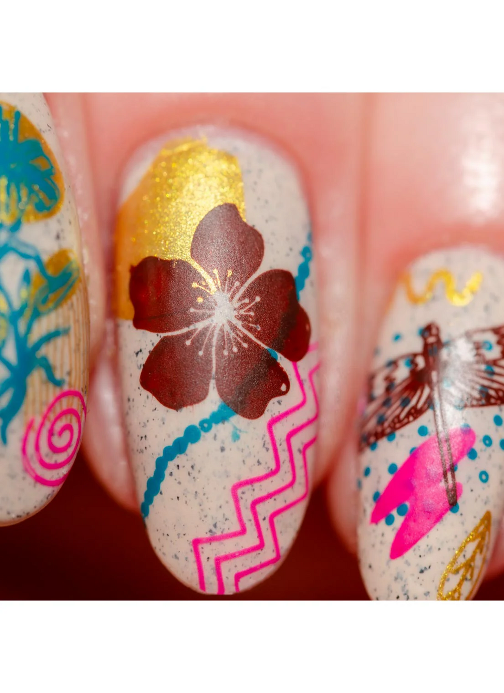 Mod Chic Garden -  Uber Chic Stamping Plate