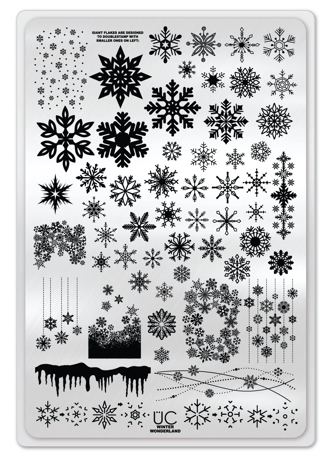 Winter Wonderland - Uber Chic Stamping Plate Main image