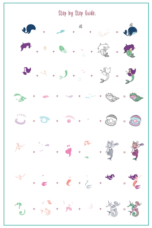 You, Me, and the Sea (CjS-277)  - Clear Jelly Stamping Plate