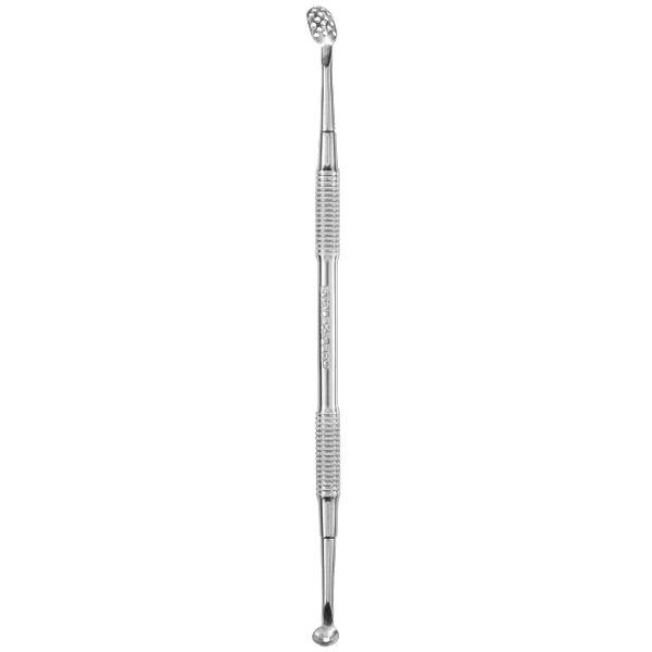 Staleks Pro Expert 20 Type 1 Blackhead Remover Tool Double-Ended Spoon Uno+ Oval With 15 Holes ZE-20/1